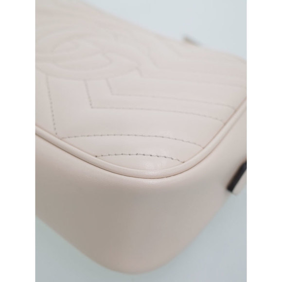 Gucci GG Marmont Quilted Small Shoulder Bag Ivory - Picture 5 of 8